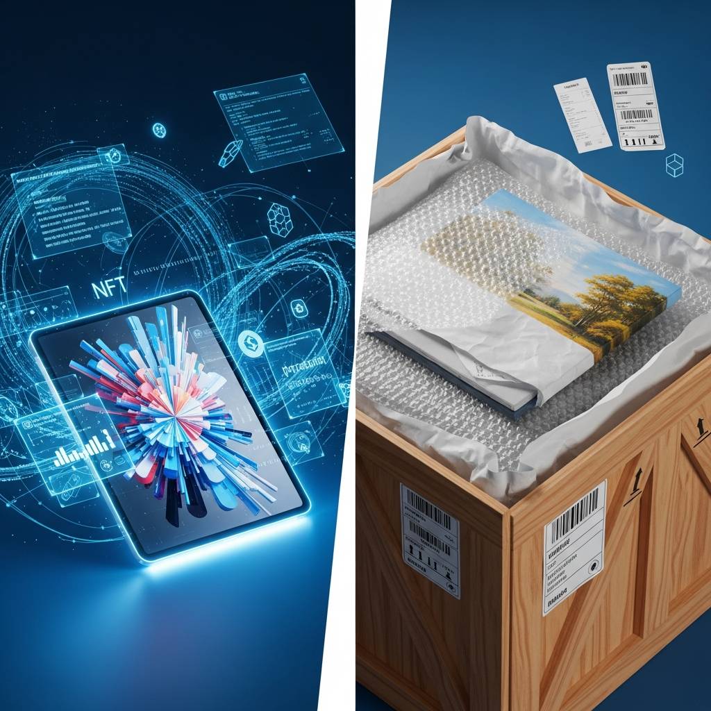 デジタル時代の美術品配送：NFTからリアル作品まで梱包の違い｜株式会社トラバース