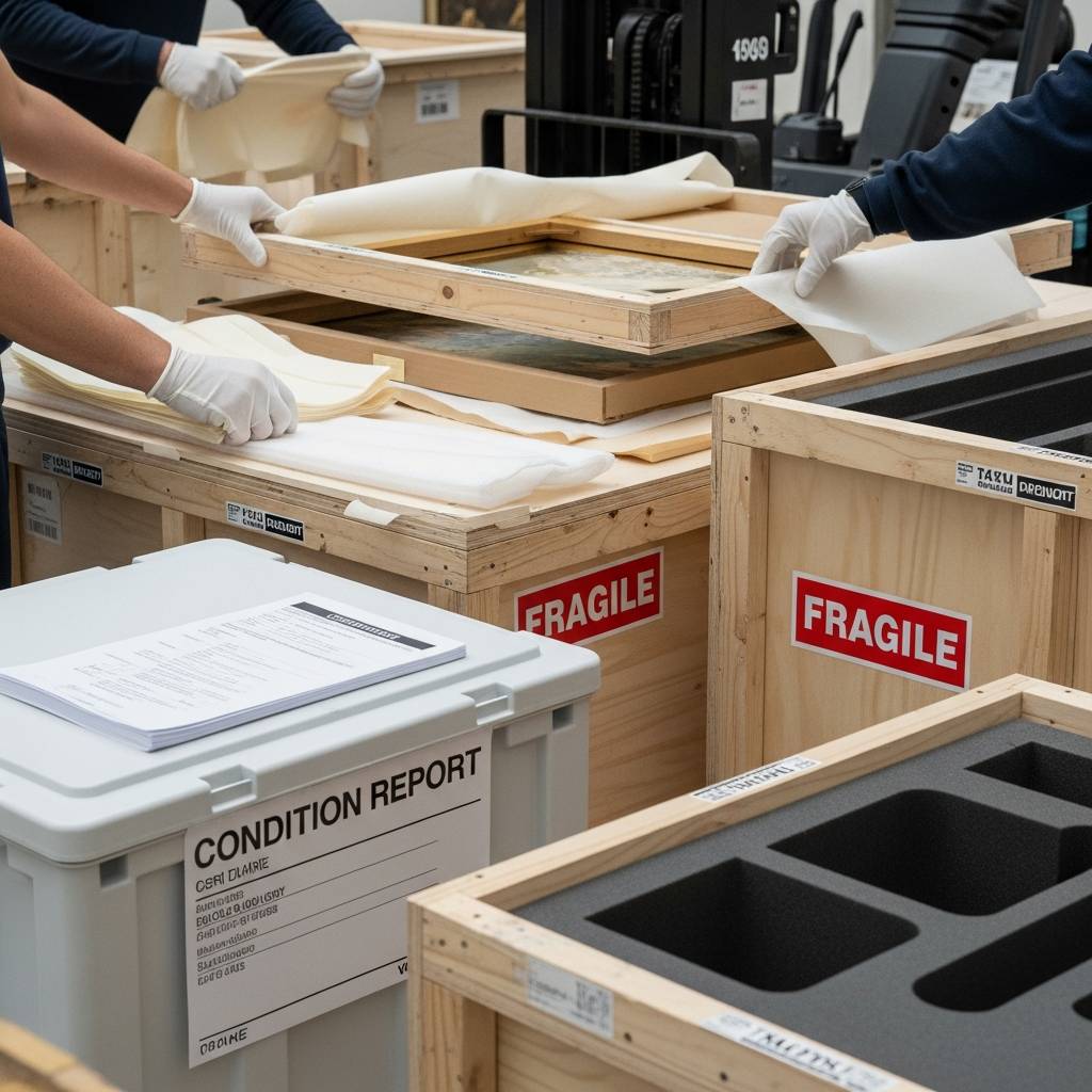 展覧会巡回時の美術品梱包と配送における専門知識とノウハウ｜株式会社トラバース