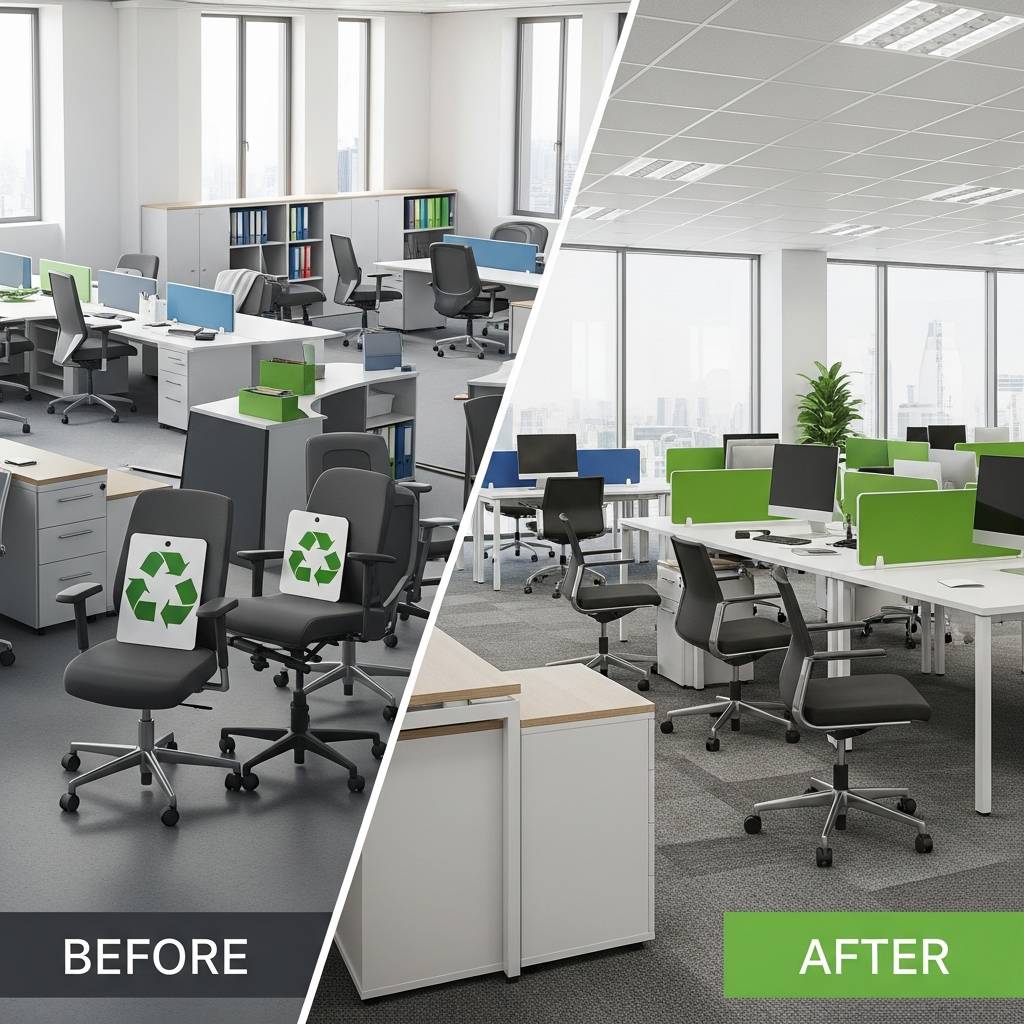 コロナ後のオフィス再編、大量発生する不要什器を資産に変えるリサイクル戦略｜株式会社トラバース