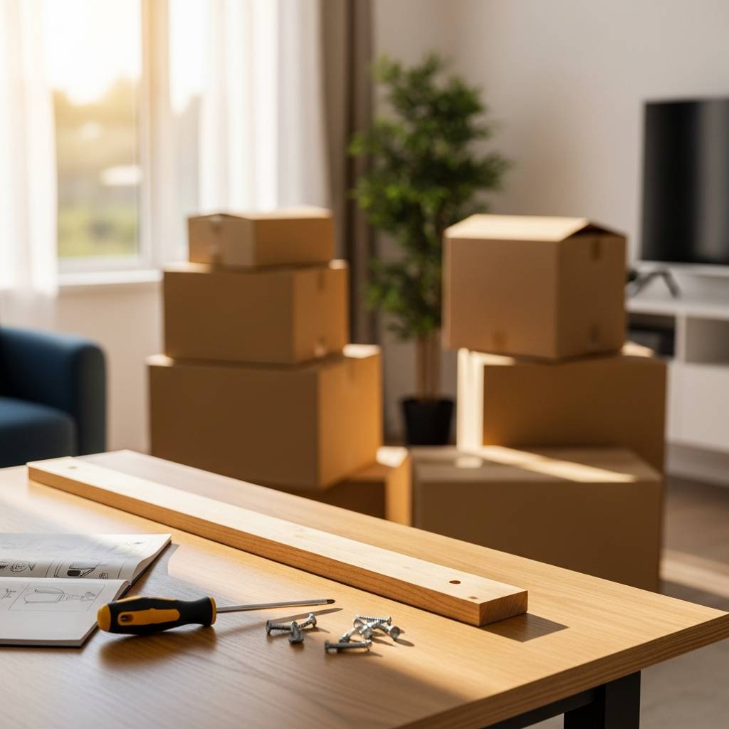 新居の内装大公開！家具一斉搬入からマイデスク組立までの全記録｜株式会社トラバース