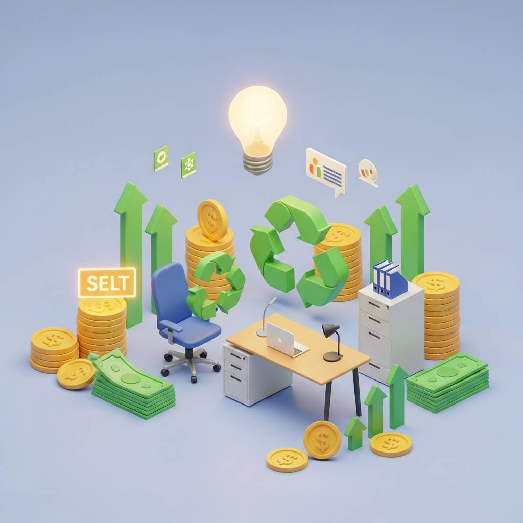 経費削減の裏ワザ！不要什器のリサイクルと高く売りたいテクニック完全ガイド｜株式会社トラバース