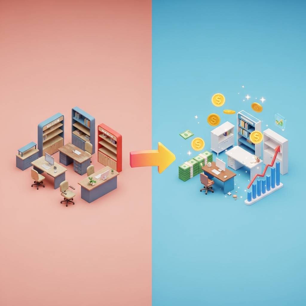 まさかゴミにしてない？不要什器のリサイクルで高く売りたいテクニックまとめ｜株式会社トラバース